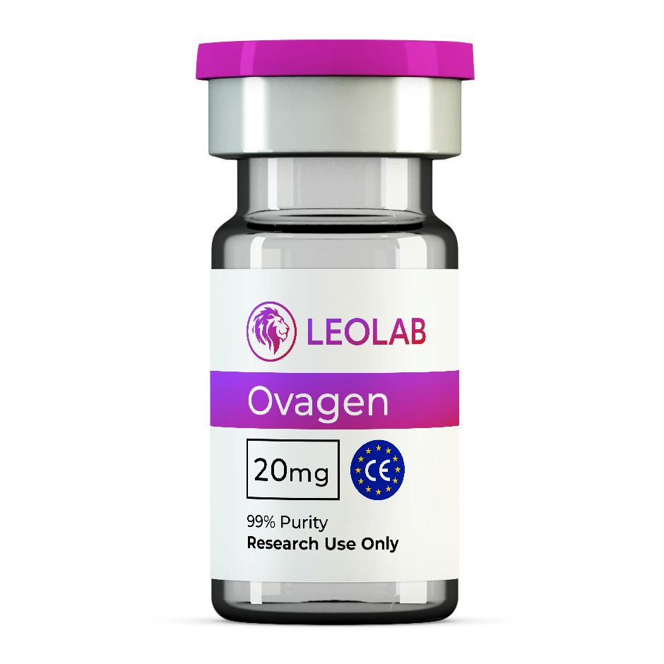 Flacon de peptide de recherche Leolab, format Research Use Only, pureté 99%