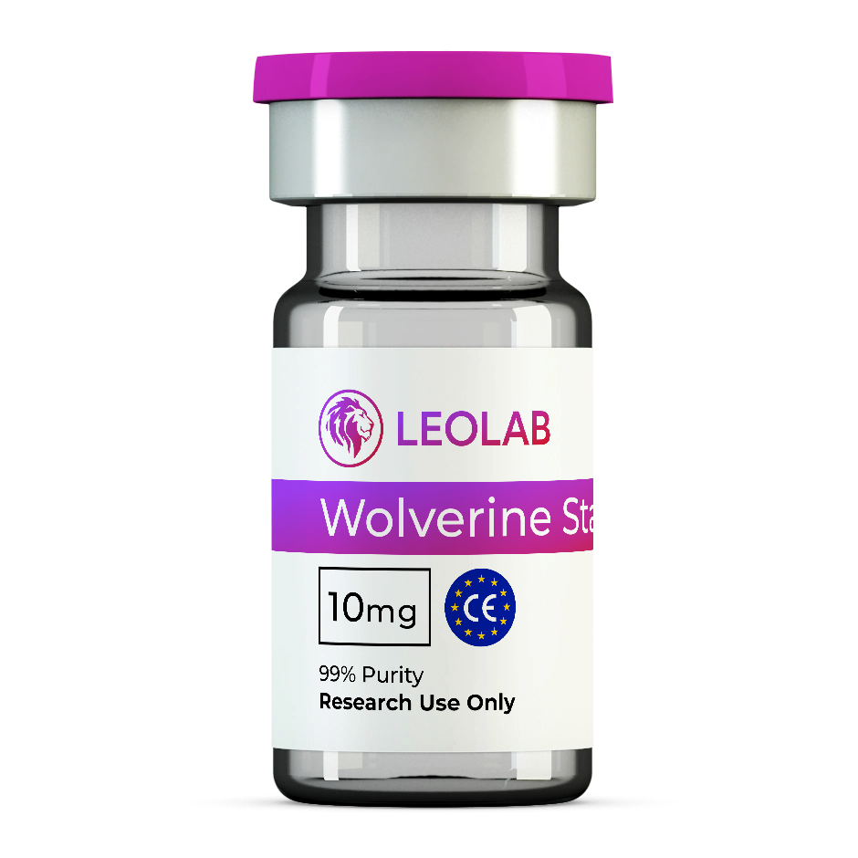 Flacon Leolab 10mg, pureté 99%, mention Research Use Only